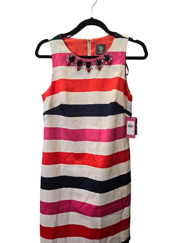 Value Deals Multi-colored Dress Casual Midi Vince Camuto, Size S