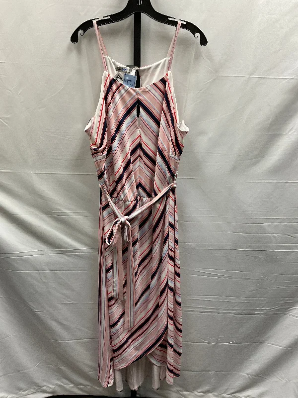 Last Chance Multi-colored Dress Casual Maxi Bailey Blue, Size 3x