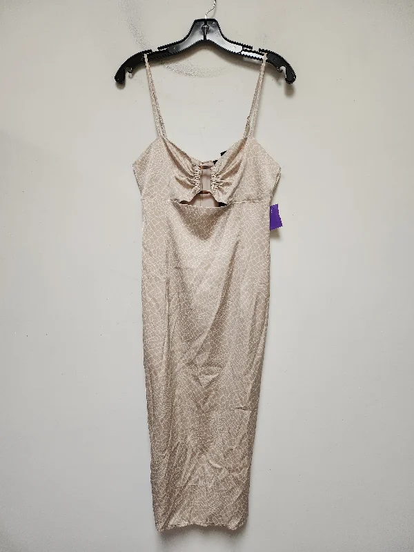 Deal Explosion Animal Print Dress Casual Midi Forever 21, Size M
