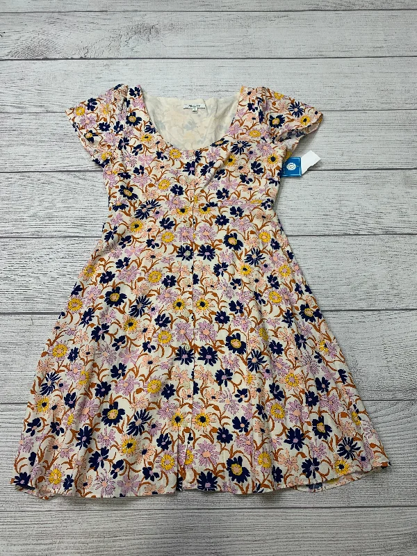 Super Sale Floral Dress Casual Short Madewell, Size Xs