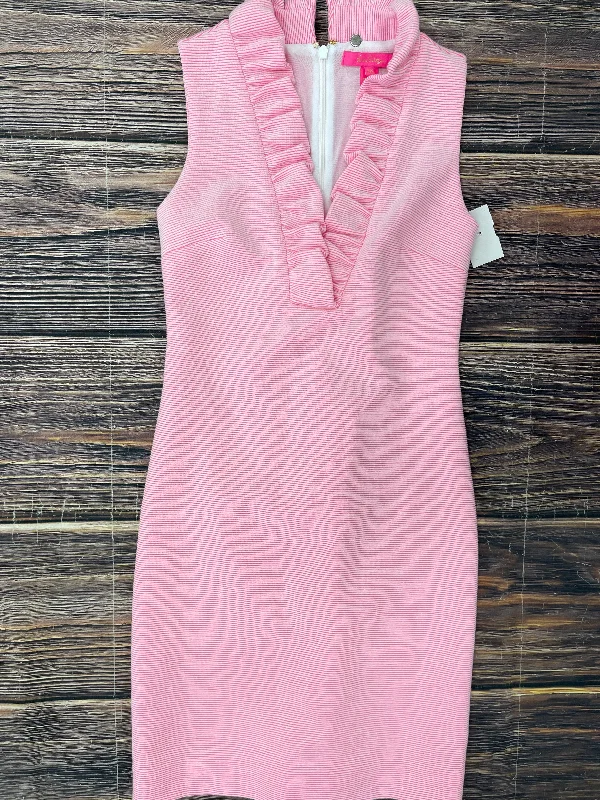 Value Deals Pink Dress Casual Midi Lilly Pulitzer, Size Xxs