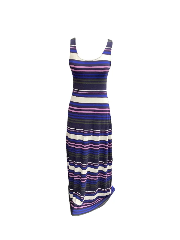 Instant Discount Striped Pattern Dress Casual Midi Merona, Size Xs
