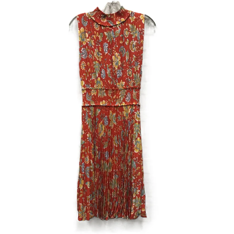 Can't Miss Orange Dress Work By Nanette By Nanette Lepore, Size: M