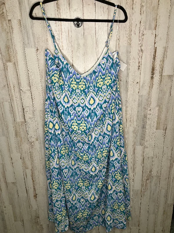 Super Bargain Multi-colored Dress Casual Maxi Cmc, Size 2x