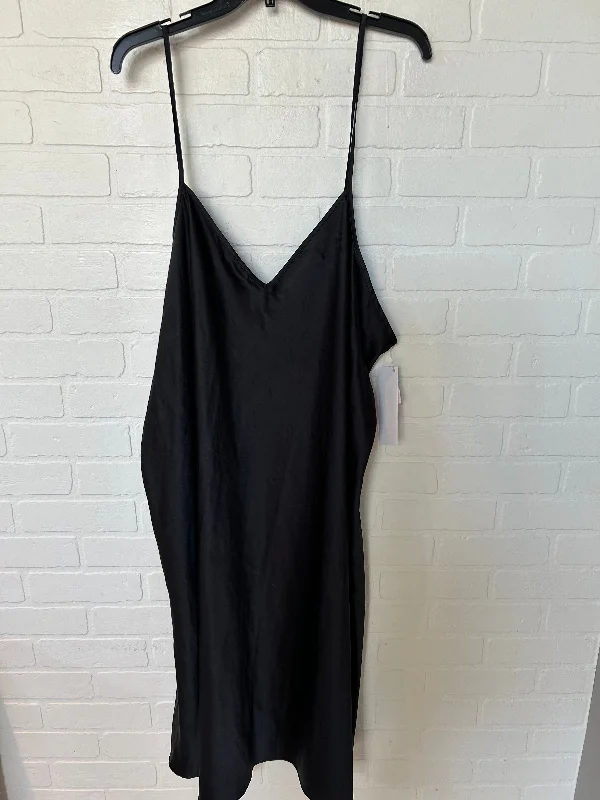 Value Deals Black Dress Party Short Cabernett, Size 3x