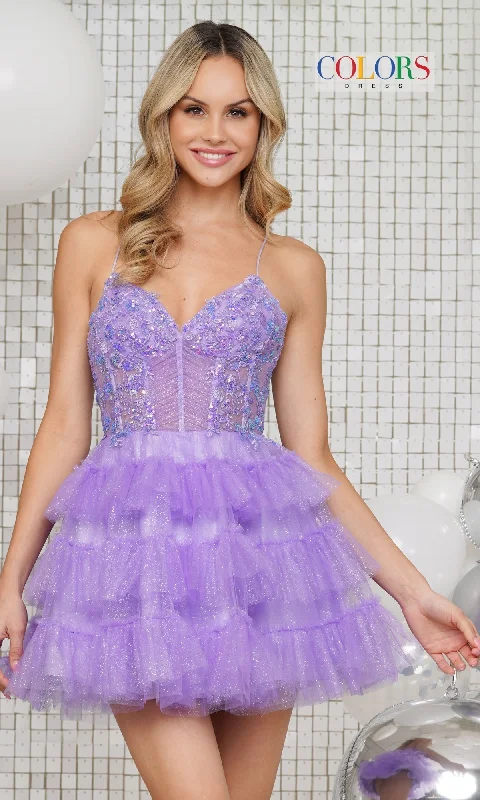 Sneak Peek Sale Colors Dress Short Party Dress 3346
