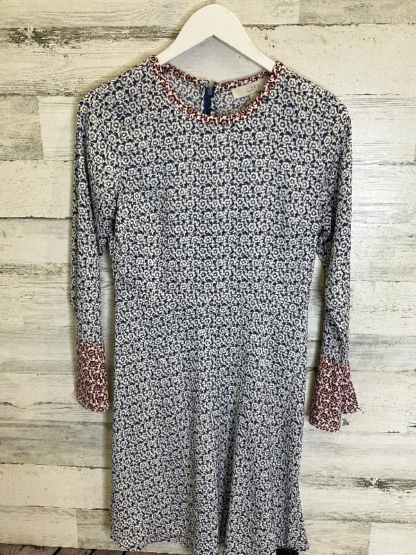 Price Smash Blue Dress Casual Midi Loft, Size S