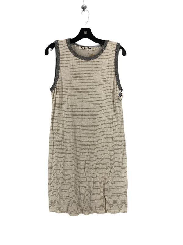 Weekend Flash Sale Striped Pattern Dress Casual Midi Michael Stars, Size L