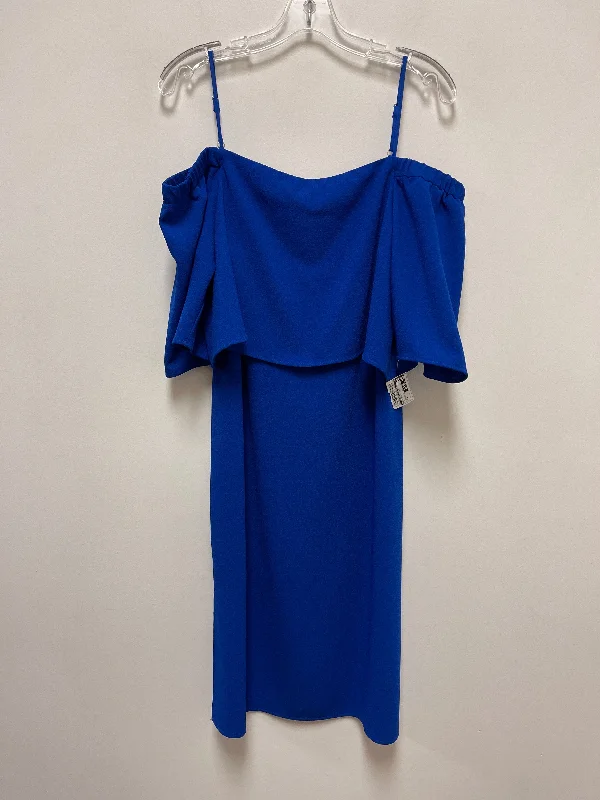 Special Discount Blue Dress Casual Short Clothes Mentor, Size M