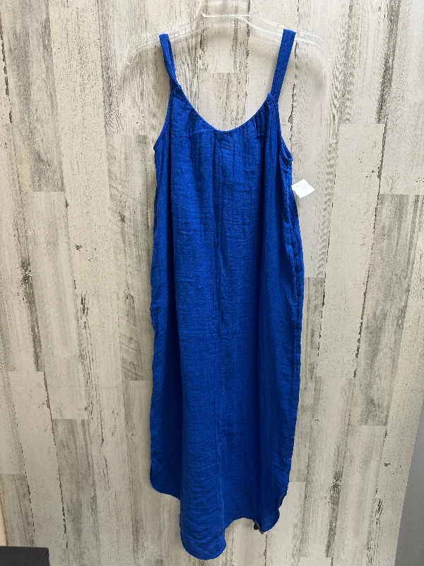 Reduced Prices Blue Dress Casual Maxi Old Navy, Size Xs