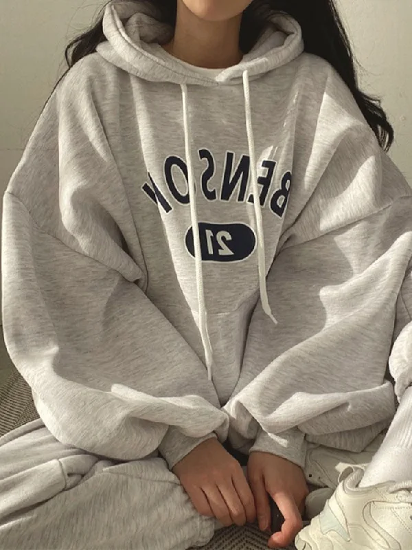 Seasonal Clearance Awakecrm Solid Letter Printed Loose Sweatshirt Women Oversized Harajuku Hoodie New Autumn Winter Casual Fashion Pullover Warm Top Seasonal Clearance Awakecrm Solid Letter Printed Loose Sweatshirt Women Oversized Harajuku Hoodie New Autumn Winter Casual Fashion Pullover Warm Top