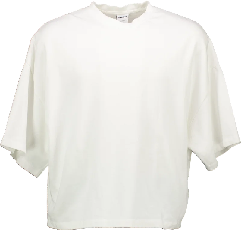 Quick Sale Bershka White Oversized T-Shirt UK M