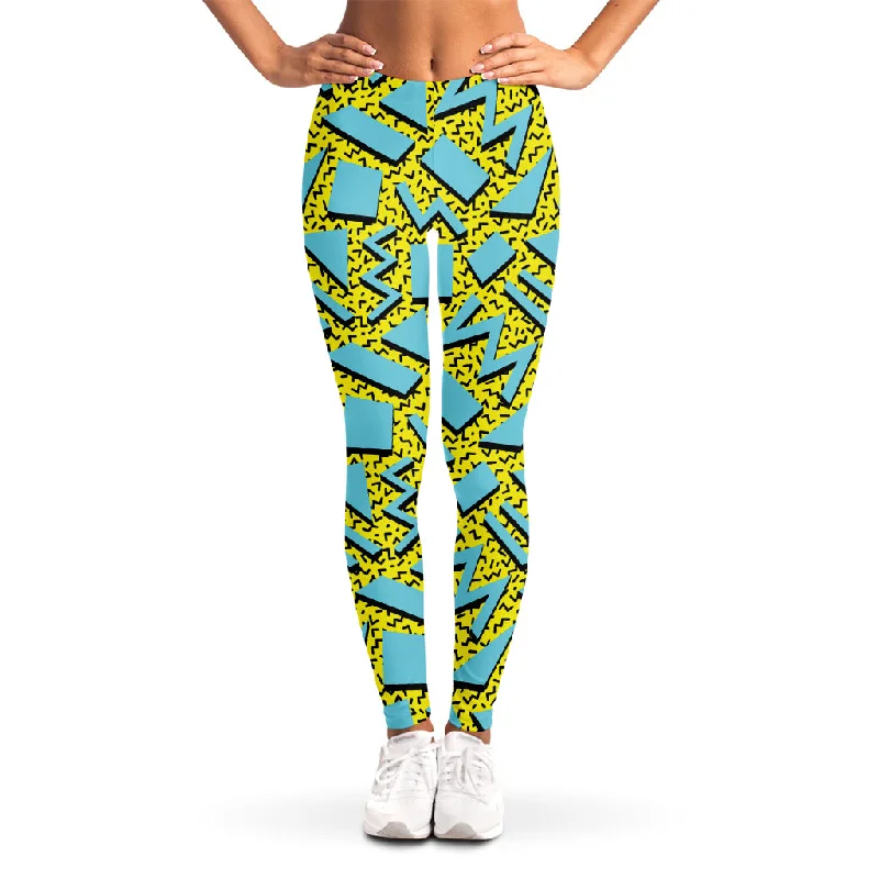 Hurry In Retro Funky Pattern Print Women's Leggings