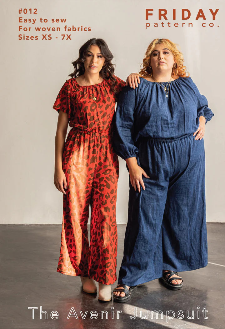 While Supplies Last Avenir Jumpsuit - Sewing Pattern | Friday Pattern Company