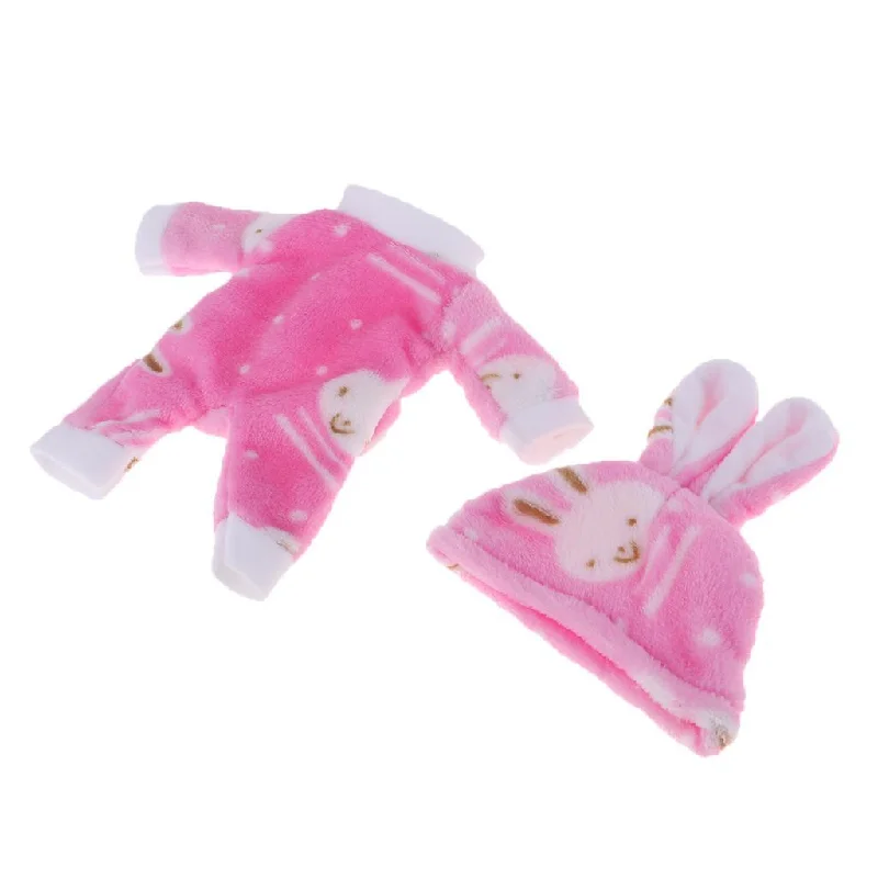 The Best Prices Maxbell Lovely Plush Jumpsuit Hat Suit for 25cm Mellchan Baby Doll Accessories Pink The Best Prices Maxbell Lovely Plush Jumpsuit Hat Suit for 25cm Mellchan Baby Doll Accessories Pink