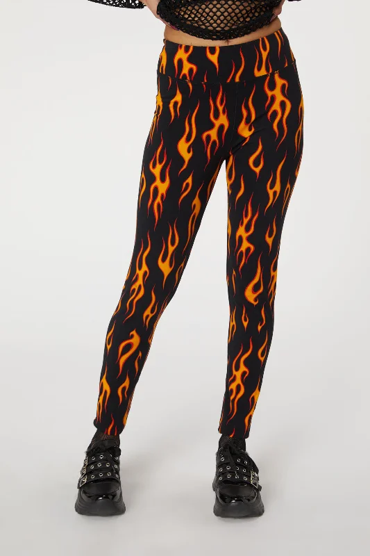 Don't Wait On Fire Cotton Legging