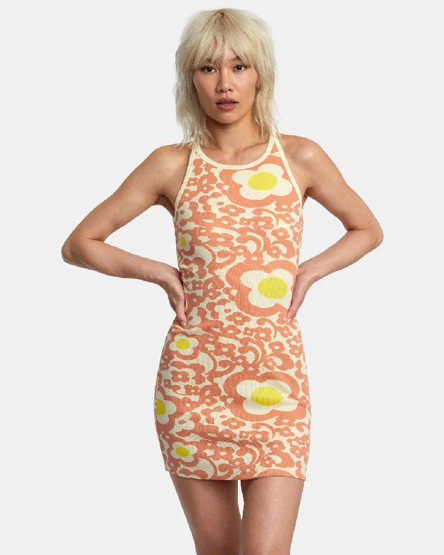 Unbeatable Prices Stunner Rib Knit Dress - Lemon