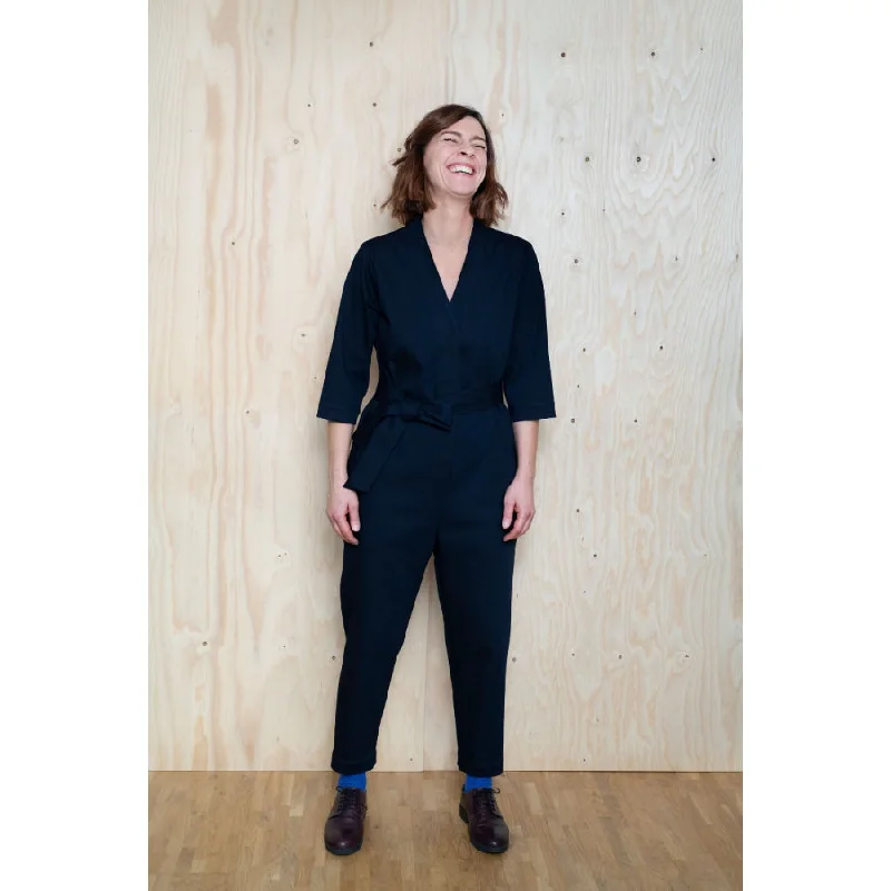 Weekend Flash Sale V-Neck Jumpsuit - Sewing Pattern | The Assembly Line